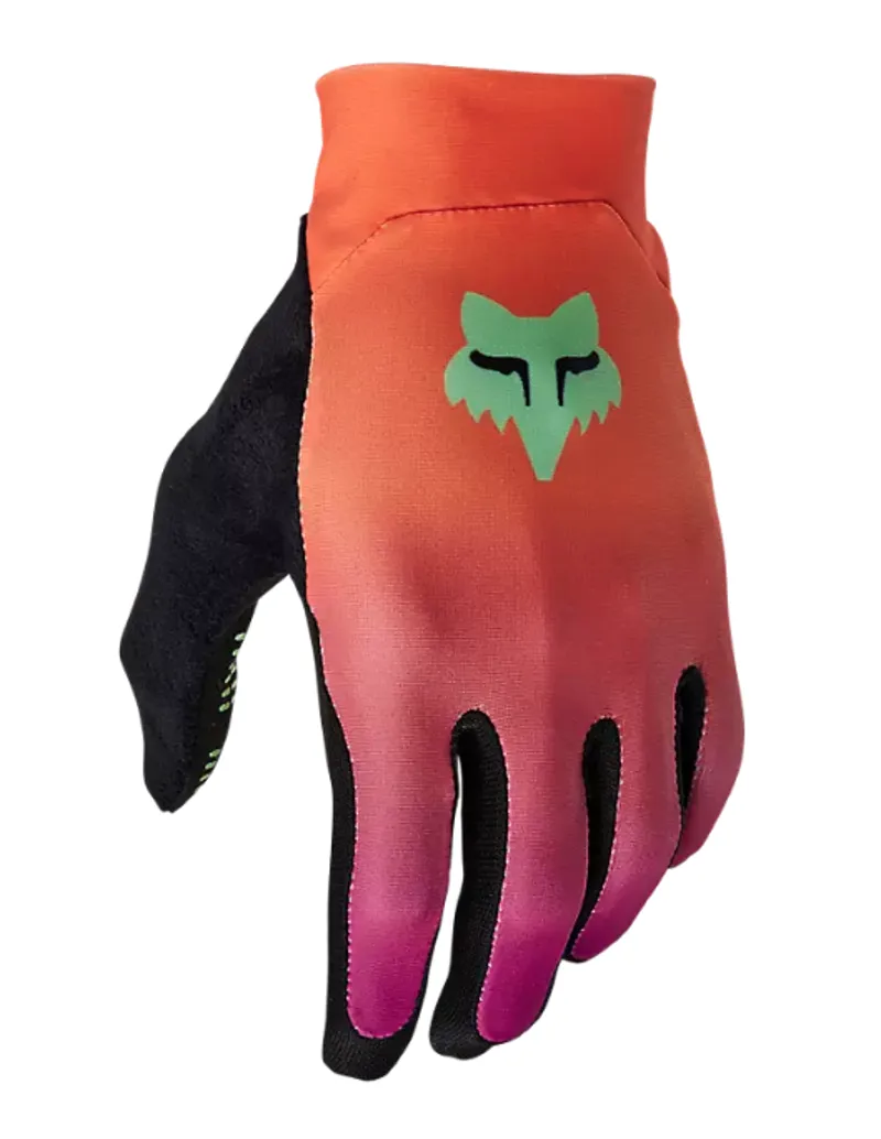 Fox Racing Flexair Race Full Finger Gloves in Day Glo Orange